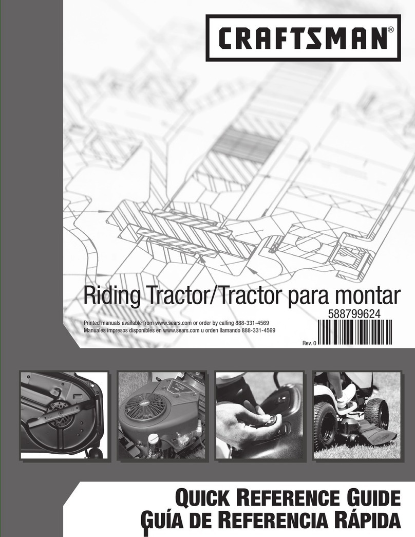 Craftsman 588799624 Quick reference guide