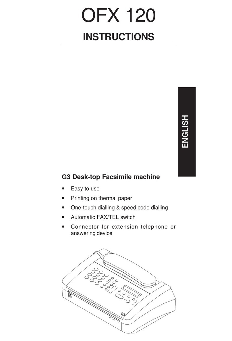 Olivetti OFX 120 User manual
