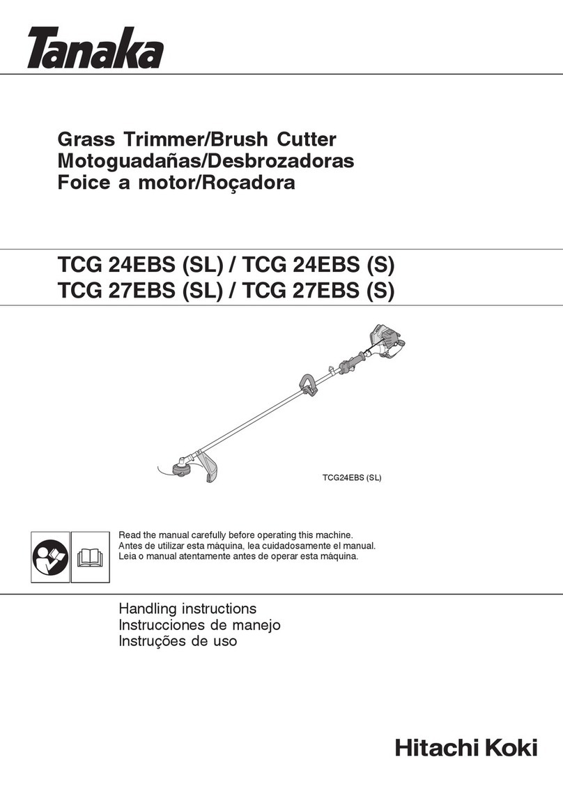 Tanaka TCG24EBS(SL) Handling instructions