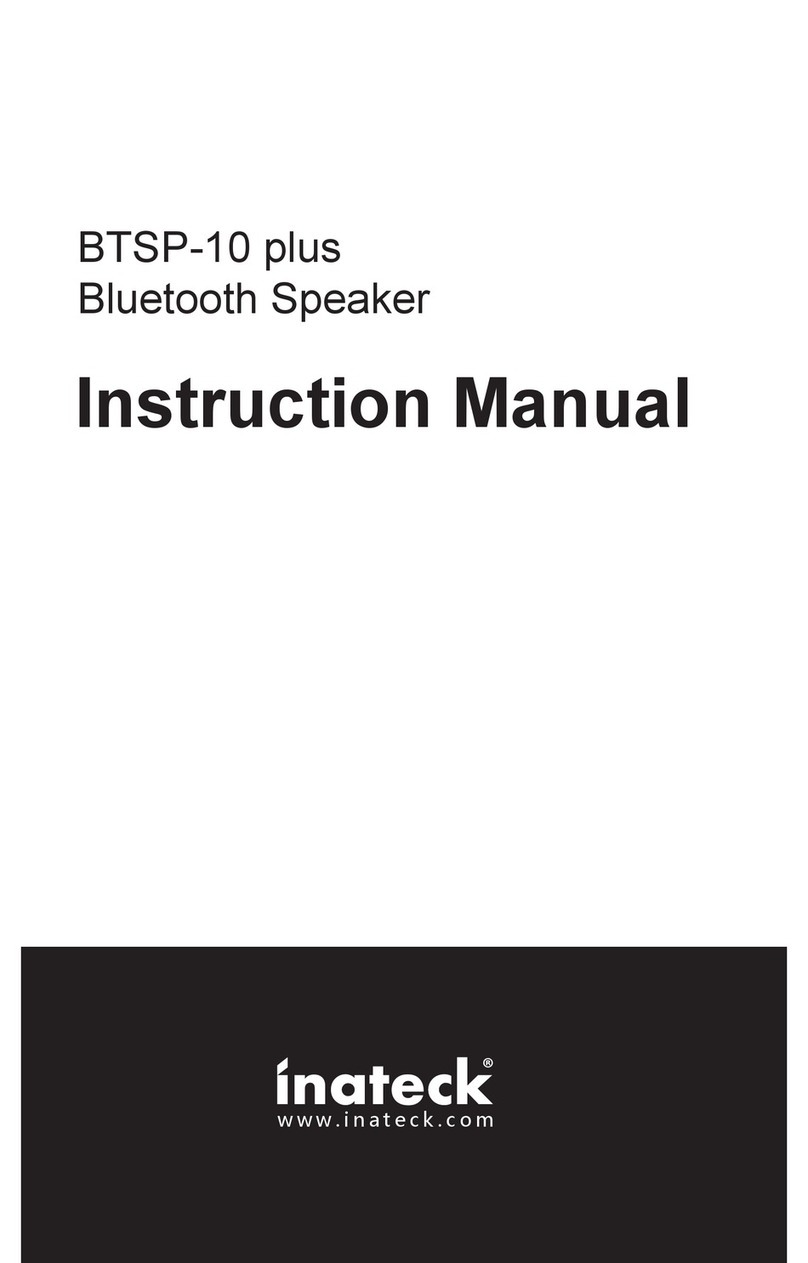Inateck BTSP-10 plus instruction manual