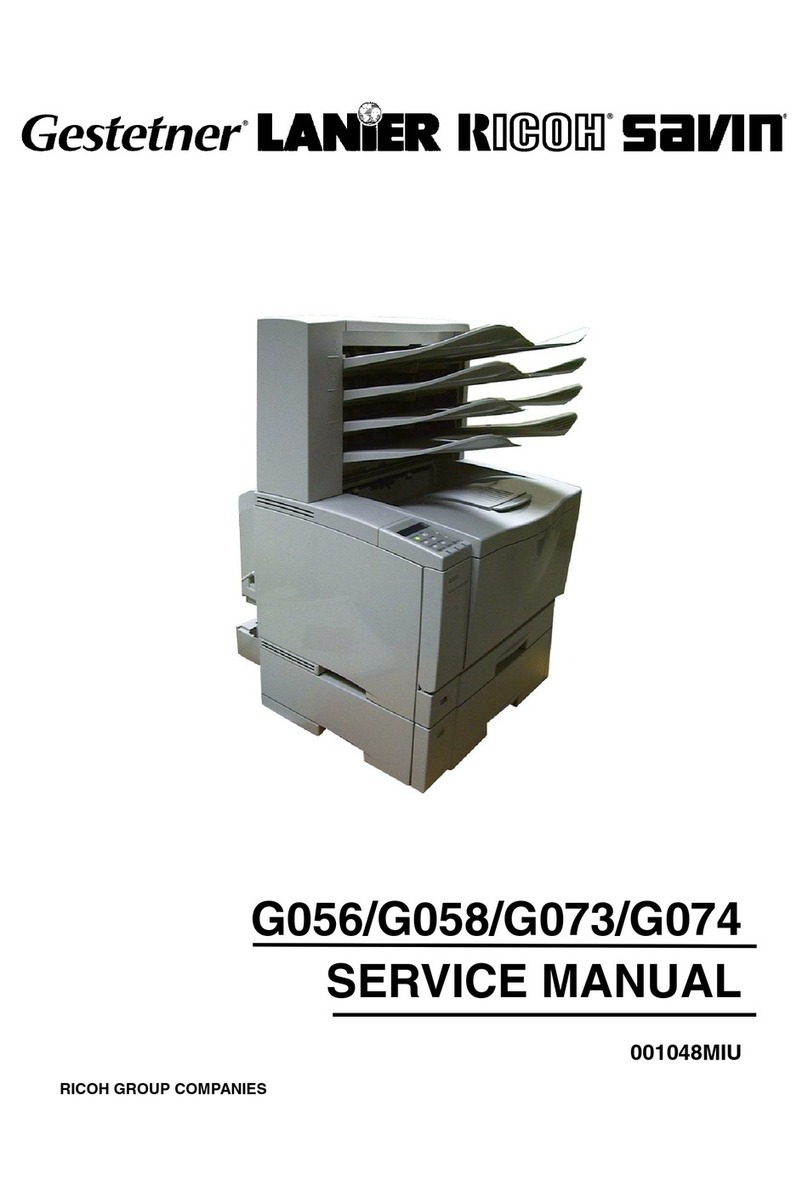 Gestetner G056 User manual Gestetner G056 User manual