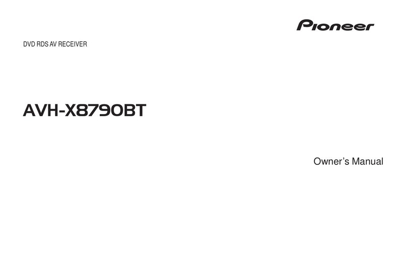 Pioneer AVH-X8790BT User manual