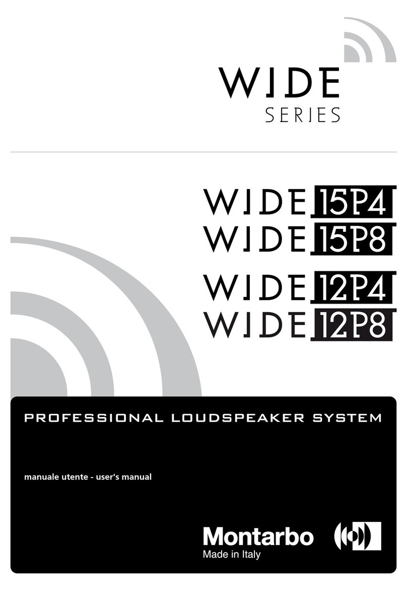 Montarbo wide series User manual