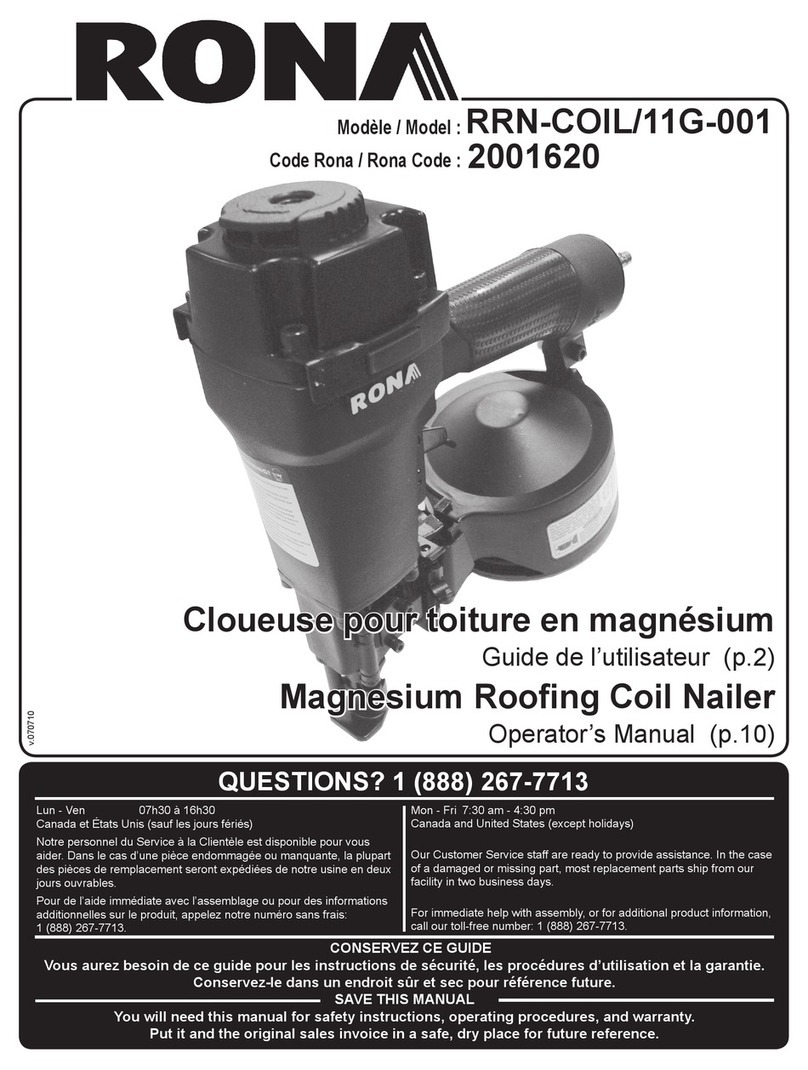 Rona RRN-COIL/11G-001 User manual