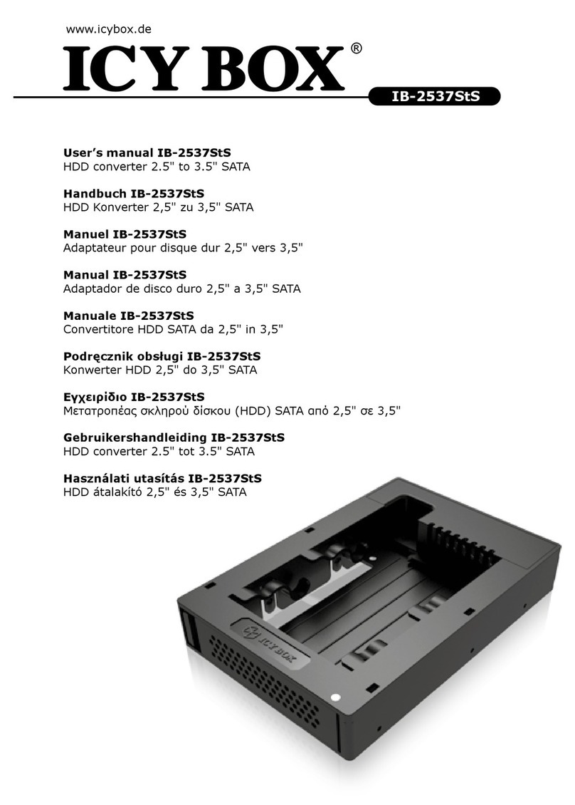 Icy Box IB-2537StS user manual