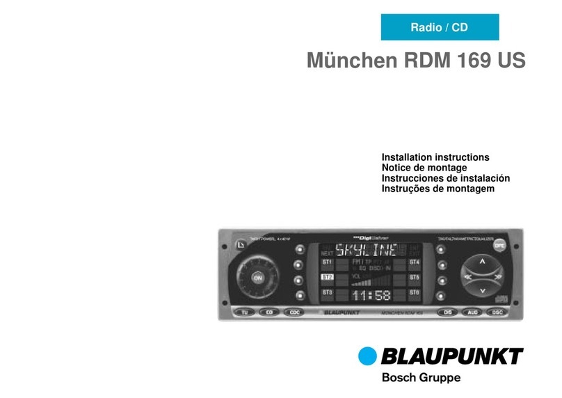 Blaupunkt RDM 169 US User manual