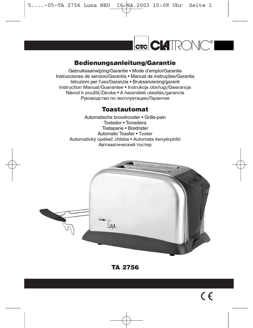 Clatronic TA 2756 User manual