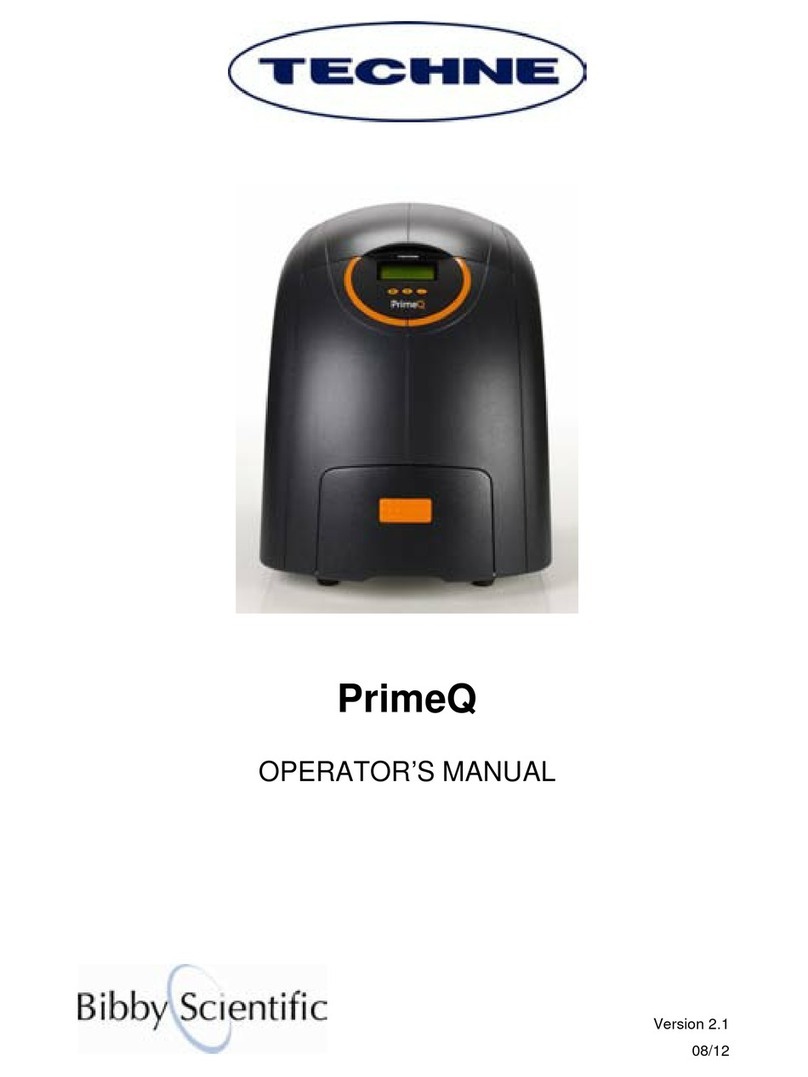 Techne PrimeQ Operator's manual
