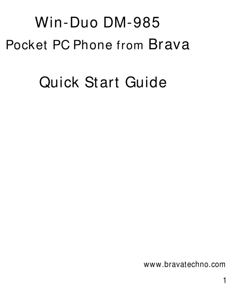 Brava Win-Duo DM-985 User manual Brava Win-Duo DM-985 User manual