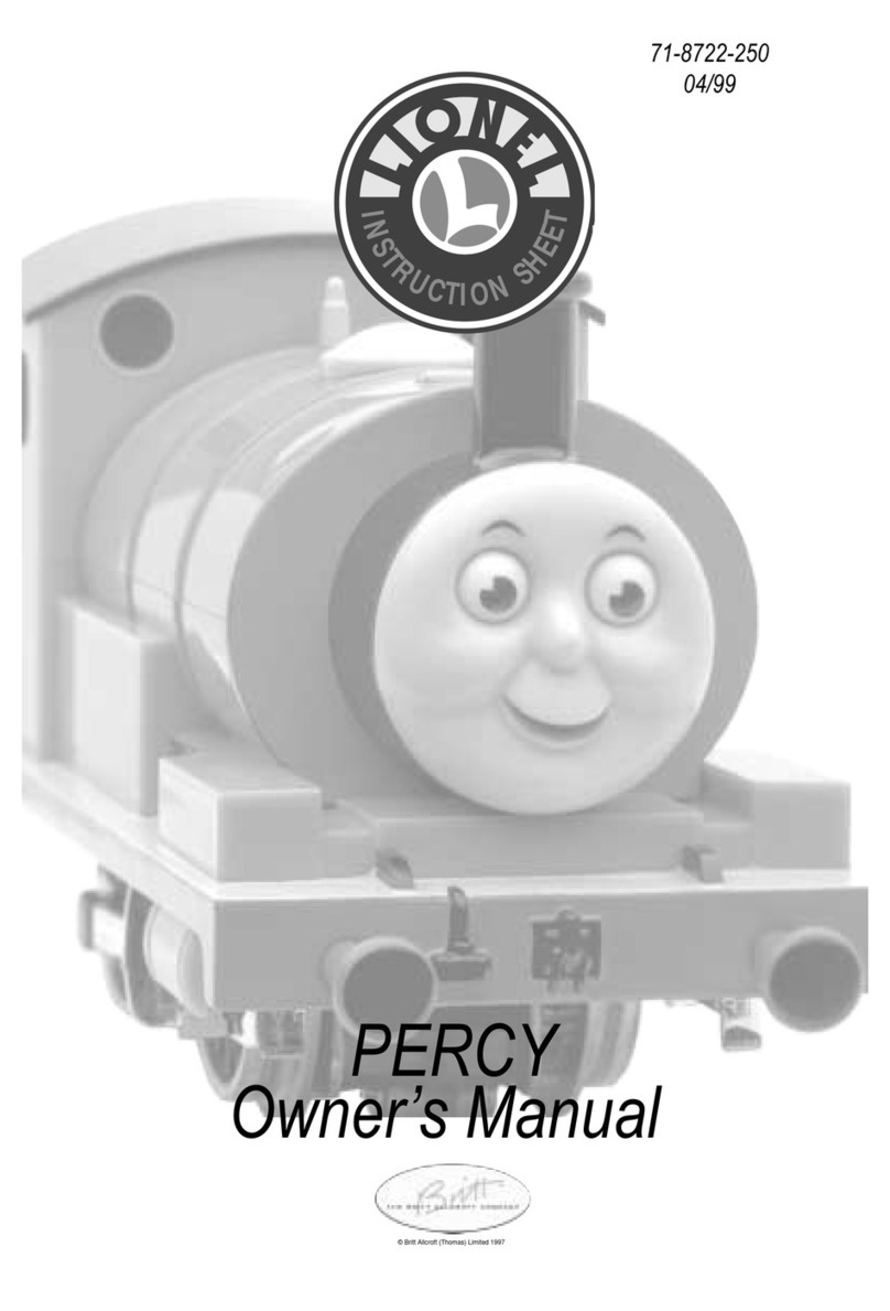 Lionel Percy owner's manual