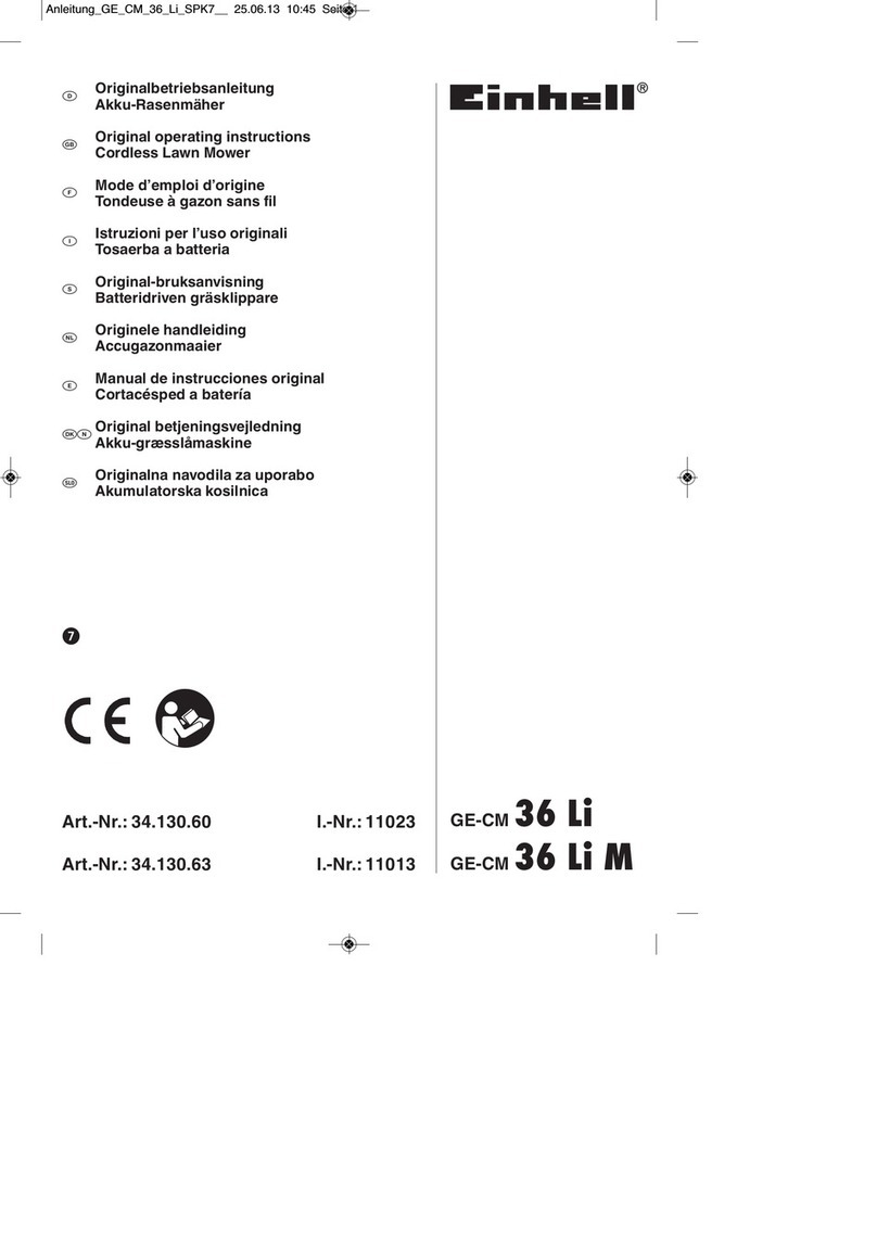 EINHELL GE-CM 36 Li M User manual