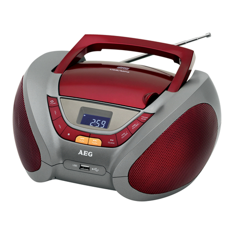 AEG SR 4358 CD instruction manual
