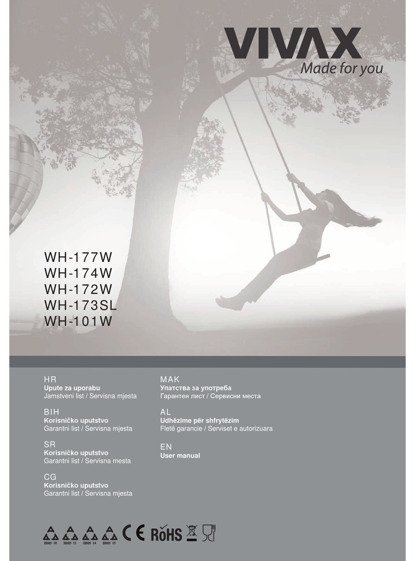 Vivax wh-174w user manual