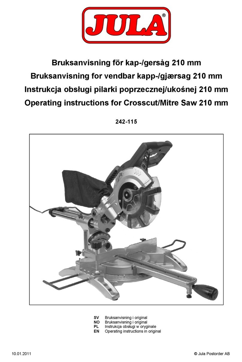 Jula 242-115 Operating	 instruction