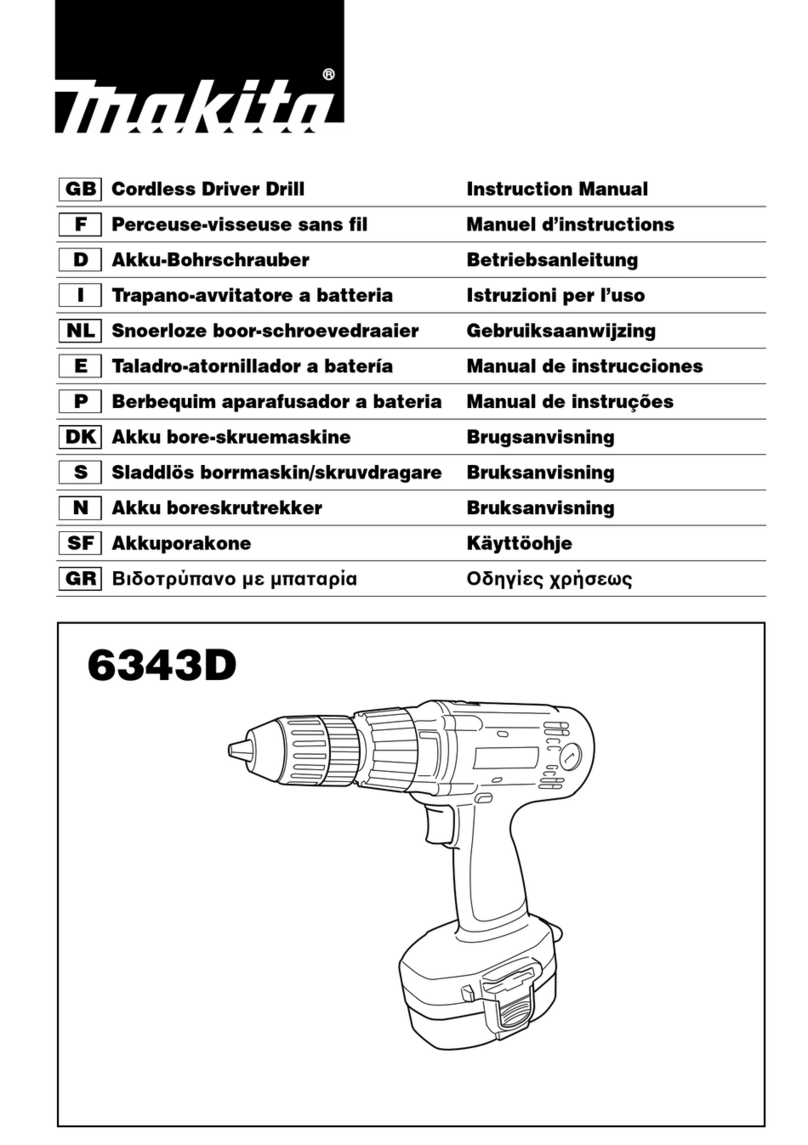 Makita 6343D User manual