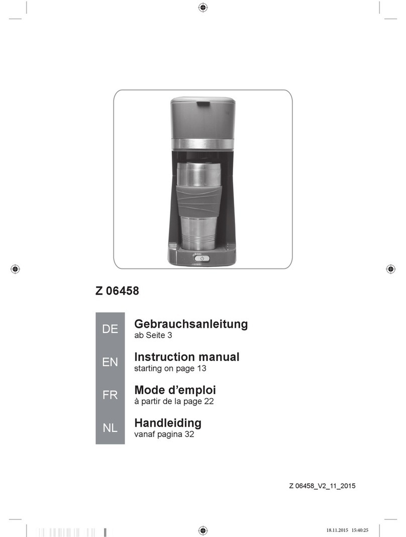 Coffeemaxx 366321 instruction manual