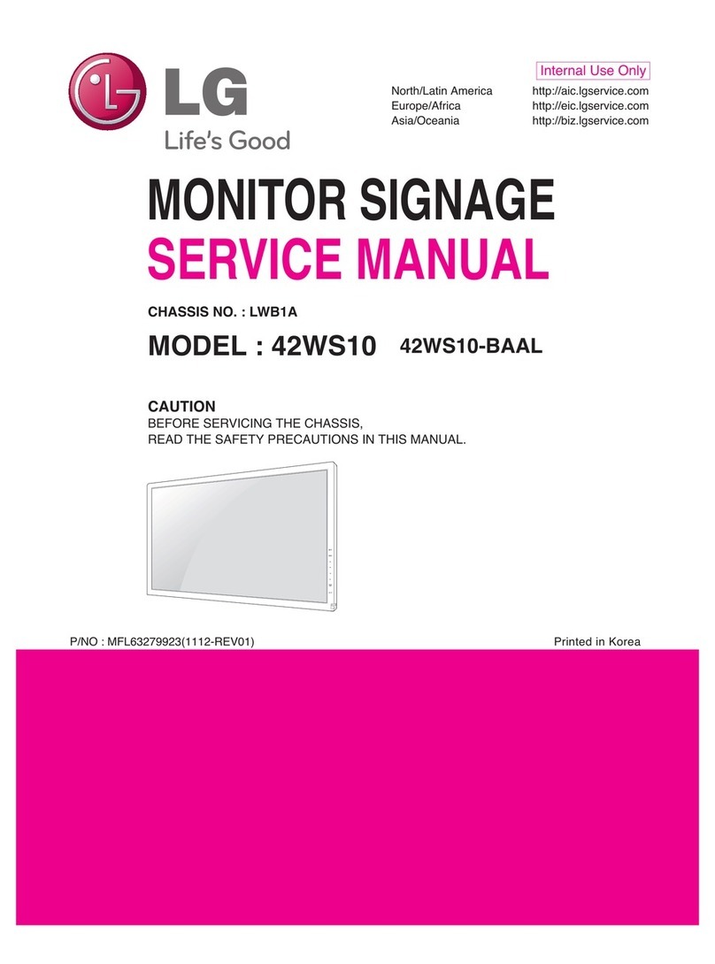 LG 42WS10-BAAL Service manual