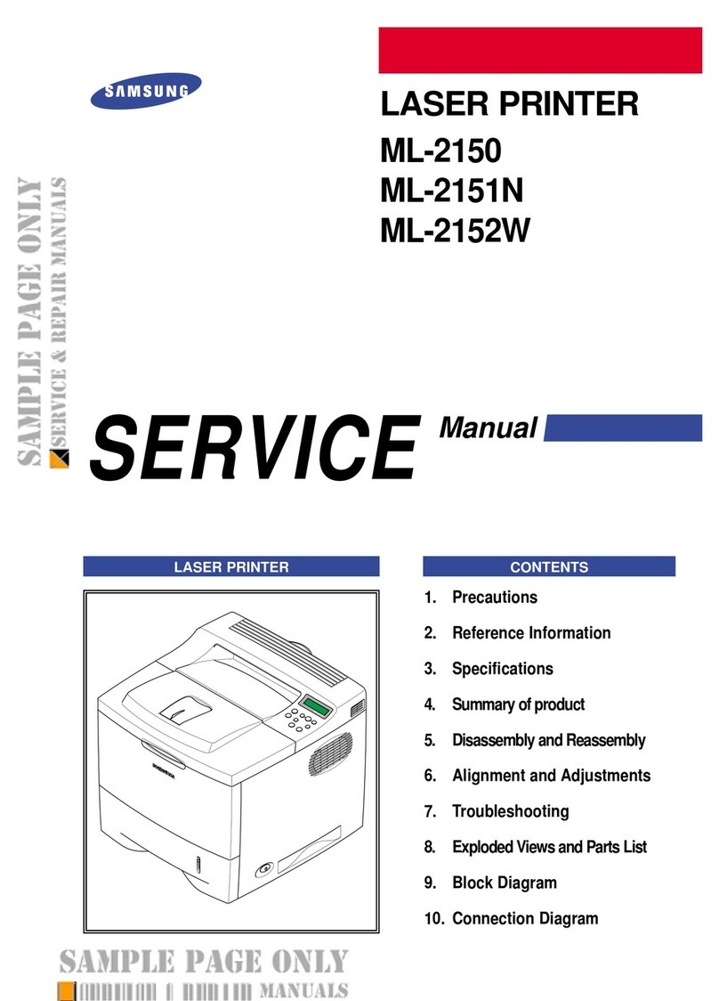 Samsung ML-2150 User manual Samsung ML-2150 User manual