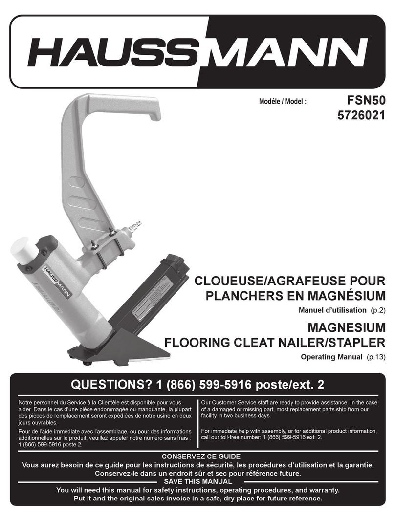Haussmann FSN50 operating manual