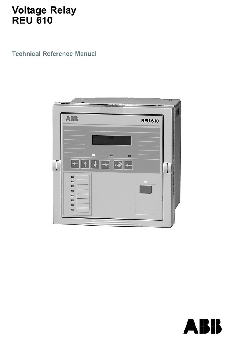 ABB REU 610 Product manual