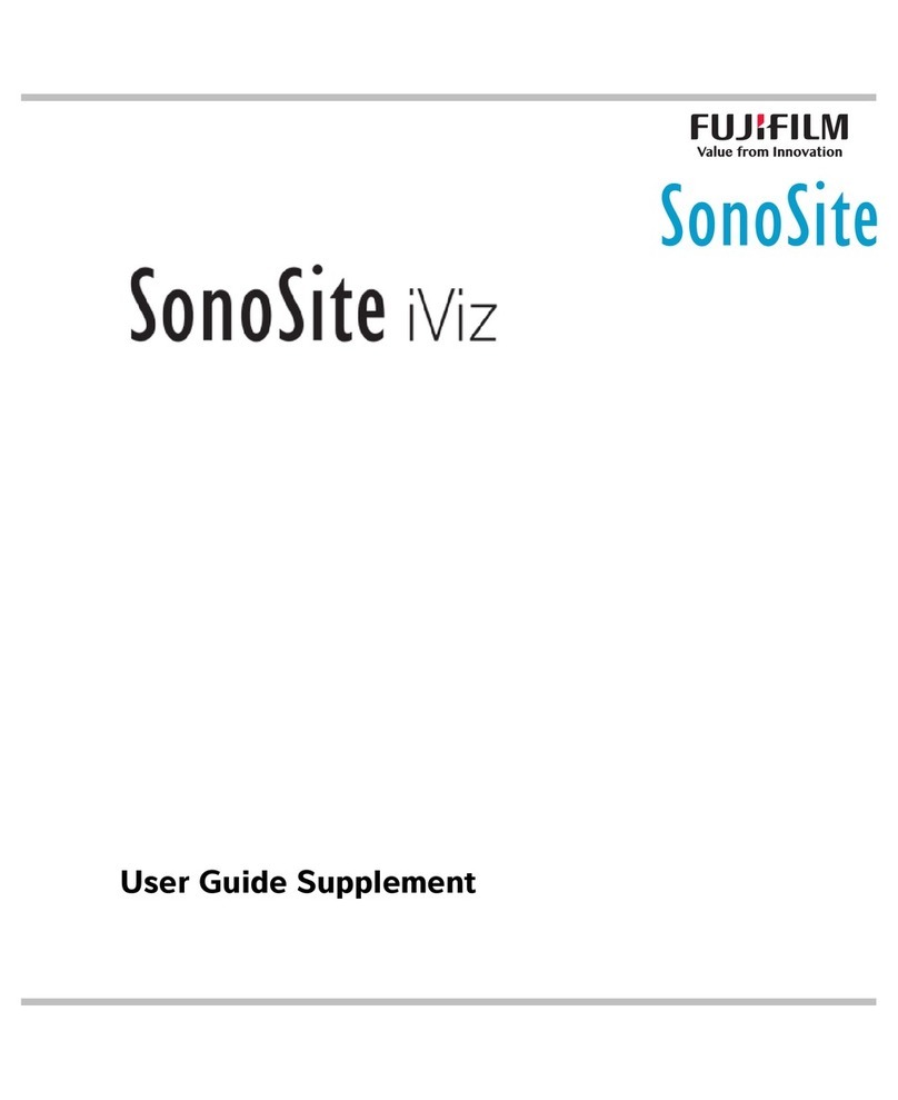 FujiFilm SonoSite iViz User guide supplement