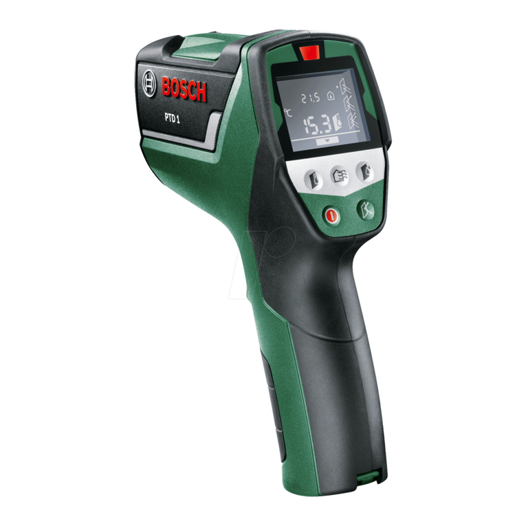 Bosch PTD 1 User manual Bosch PTD 1 User manual