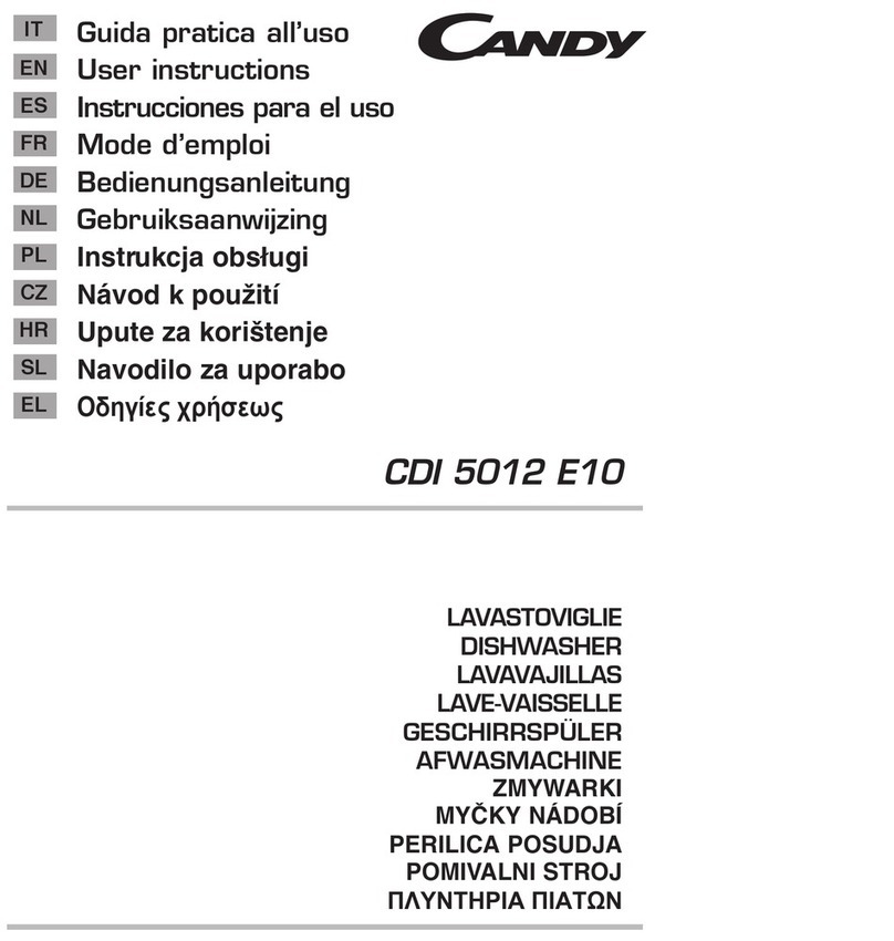 Candy CDI 5012 E10 User manual