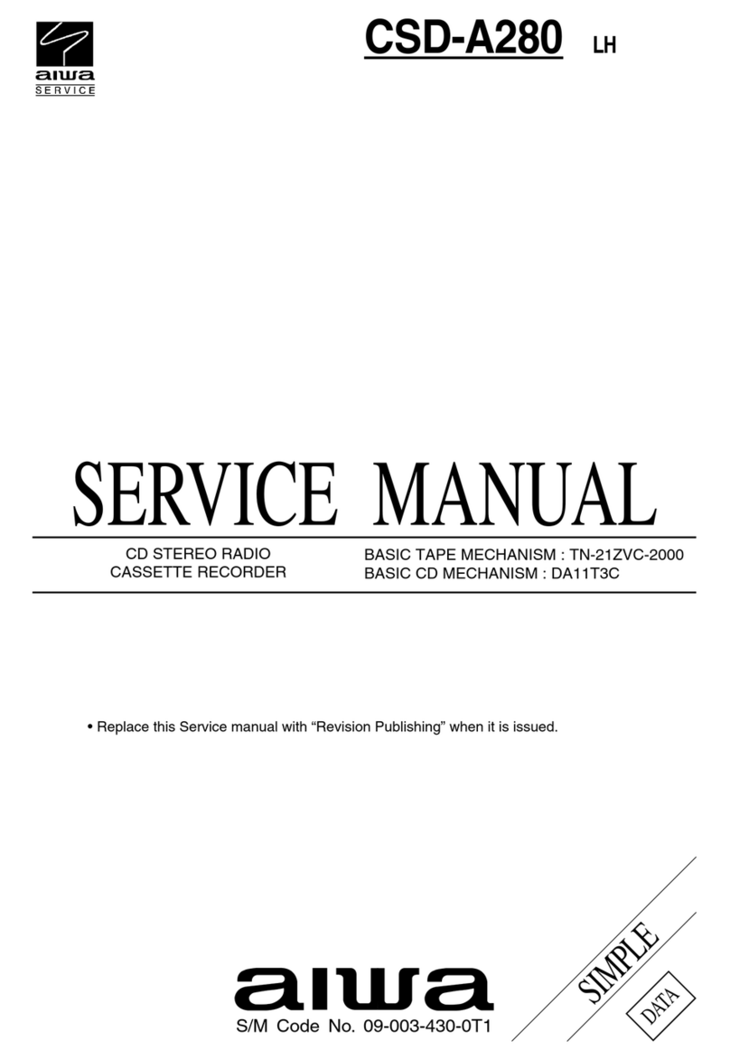 Aiwa CSD-A280 User manual