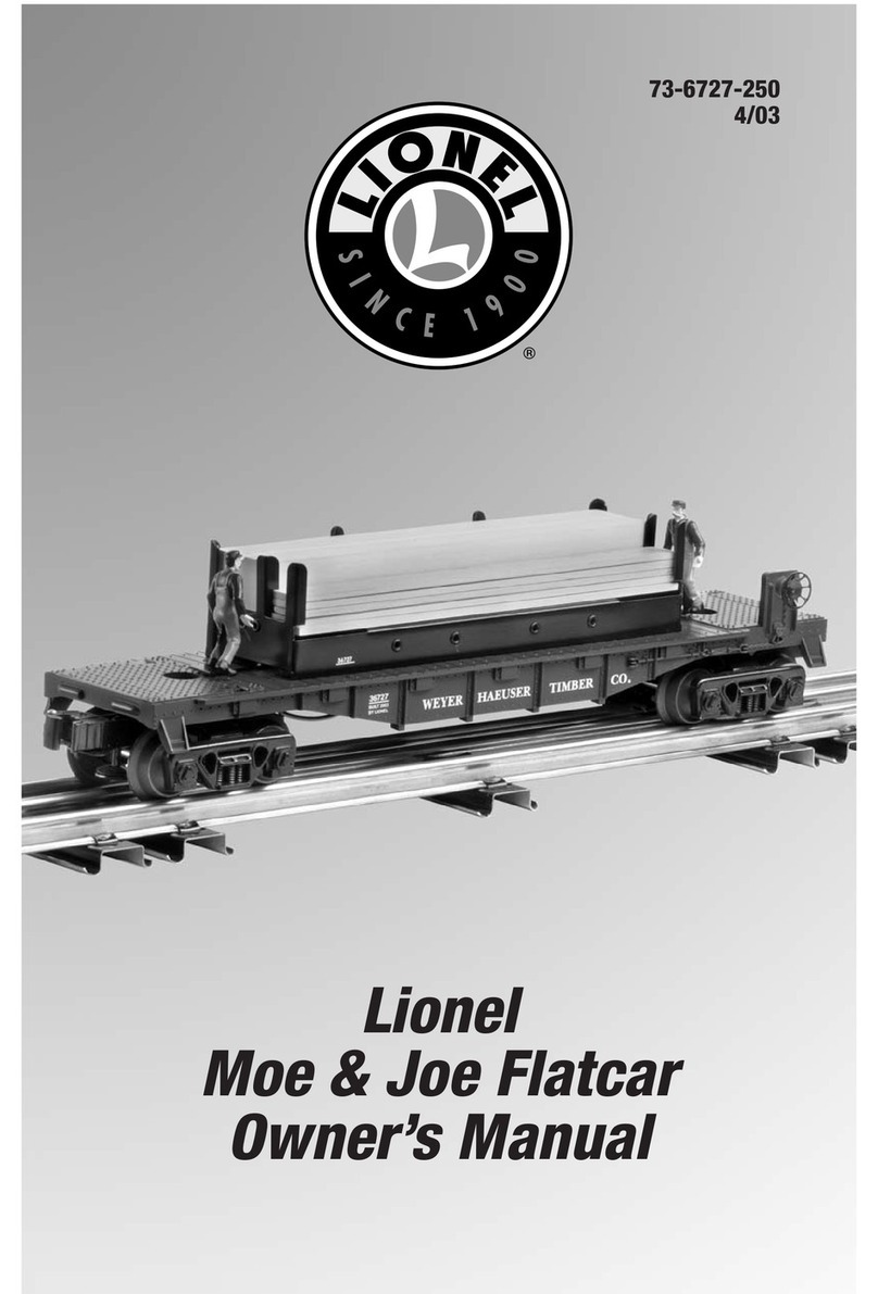 Lionel Moe & Joe Flatcar User manual
