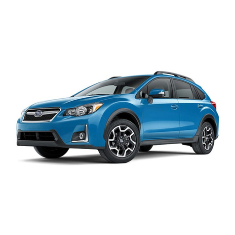 Subaru Crosstrek Quick reference guide