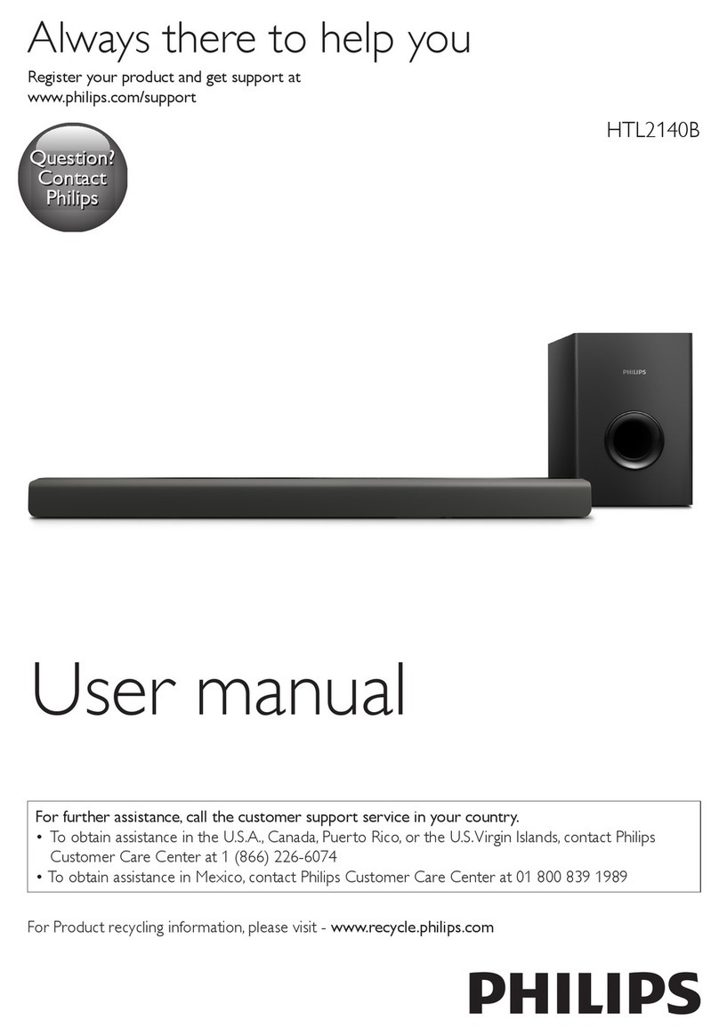 Philips HTL2140B User manual