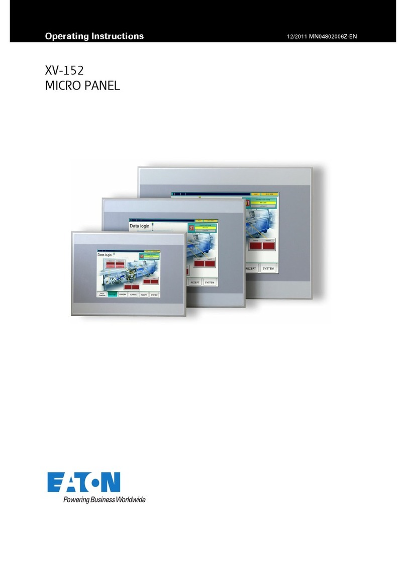 Eaton XV-152 Series operating instructions Eaton XV-152 Series operating instructions