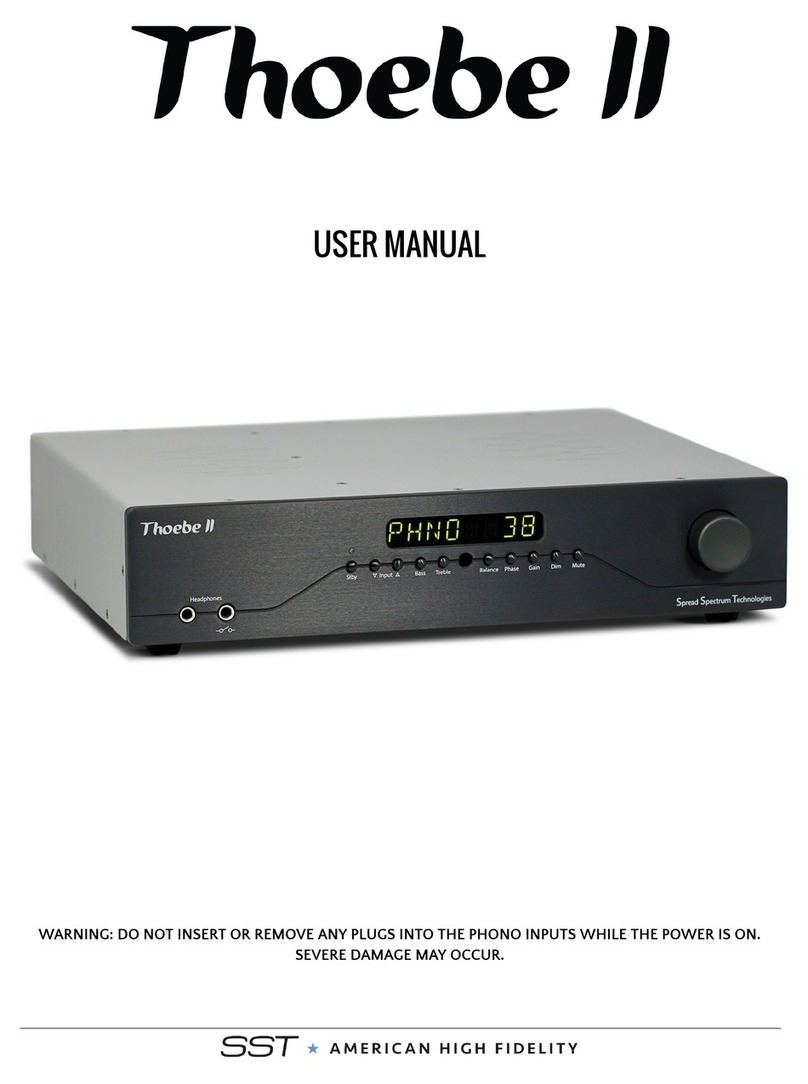 SST thoebe II User manual