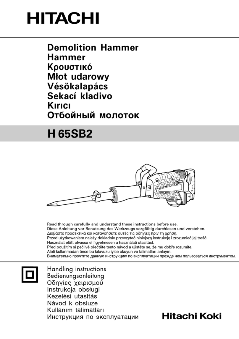 Hitachi H 65SB2 Handling instructions