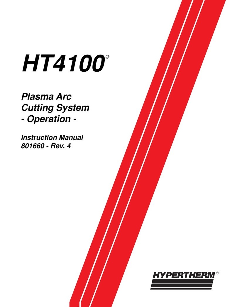 Hypertherm HT4100 User manual