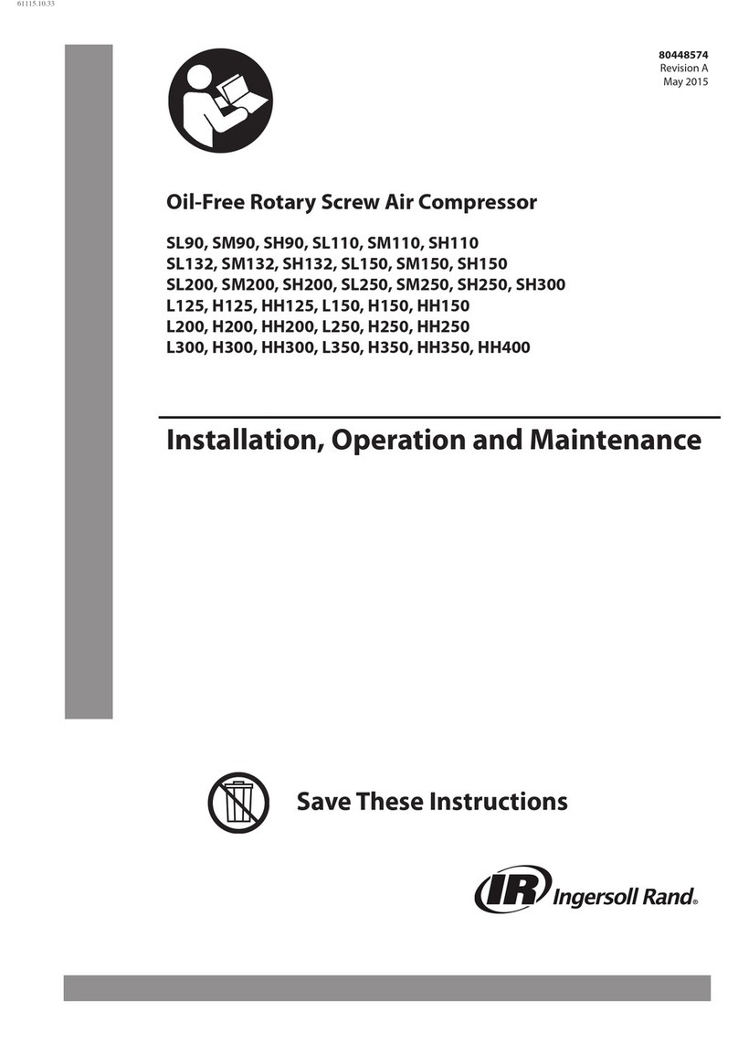 Ingersoll-Rand Sierra SL 90 Installation and operating instructions