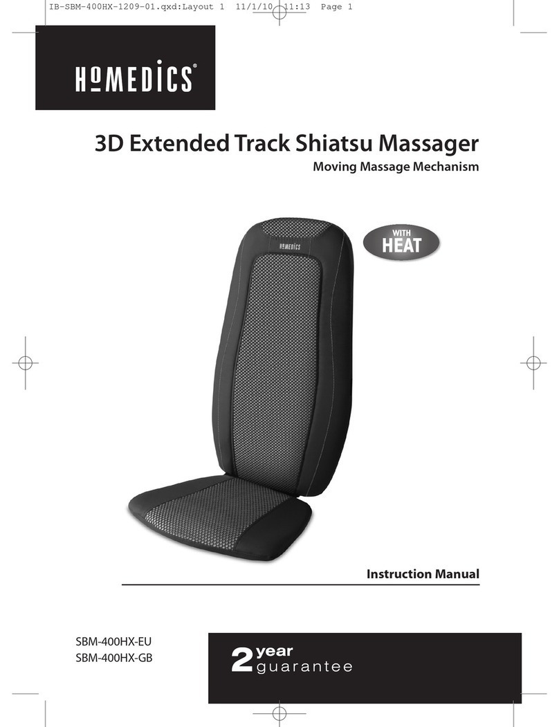 HoMedics SBM-400HX-EU instruction manual