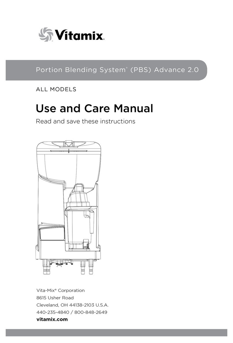 Vitamix PBS Advance 2.0series Use & care manual