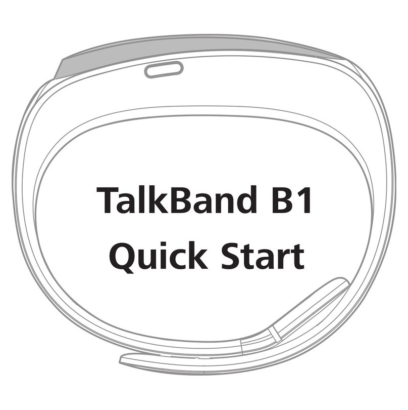 Huawei TalkBand B1 quick start
