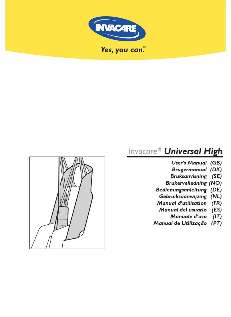 Invacare Universal High user manual