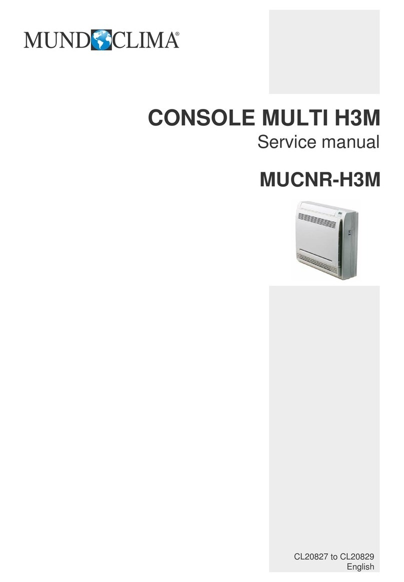 MUND CLIMA MUCNR-H3M User manual