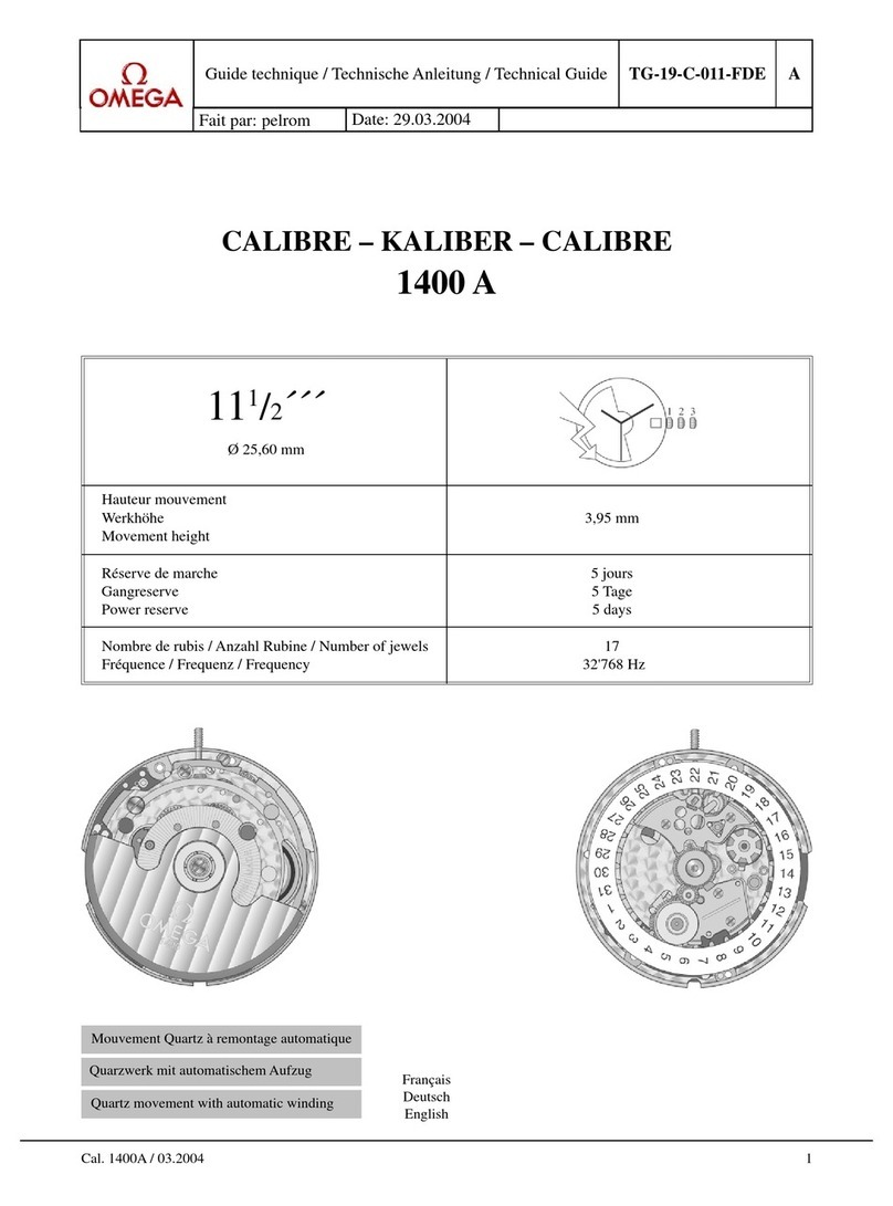 Omega 1400 A Technical guide