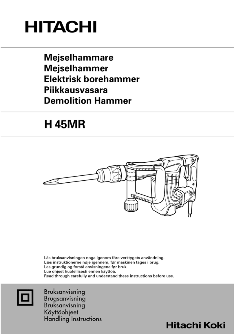 Hitachi H 45MR Handling instructions