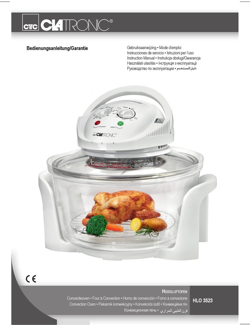 Clatronic HLO 3523 instruction manual