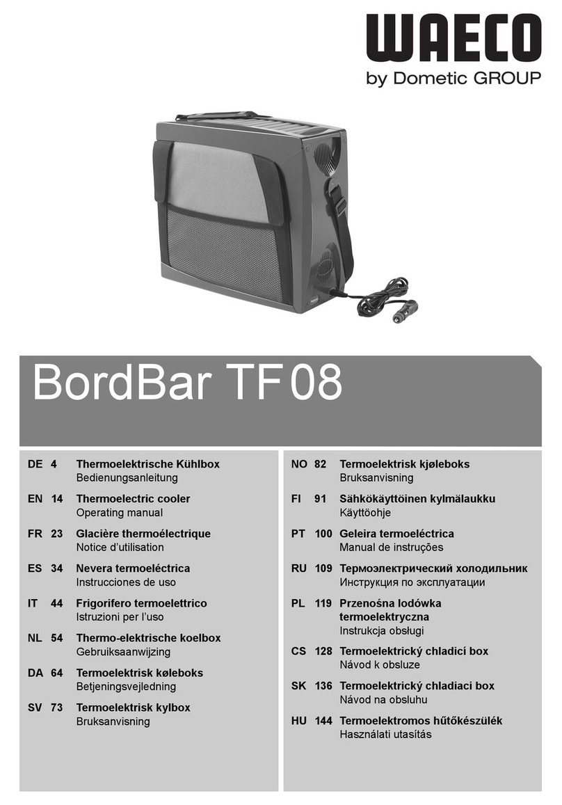 Waeco BordBar TF08 User manual