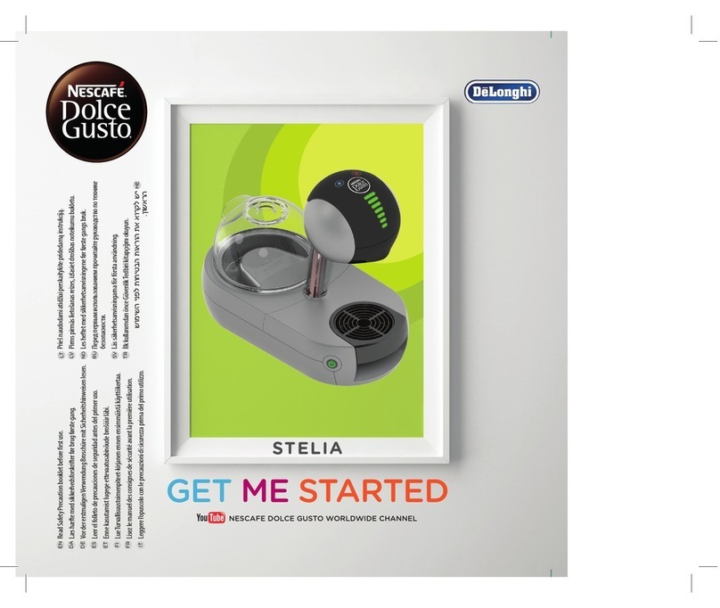 DeLonghi nescafe dolce gusto stelia Get started