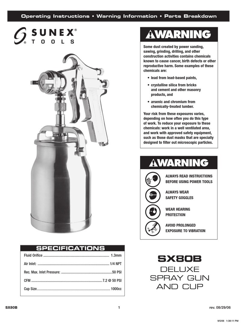 Sunex Tools SX80B operating instructions Sunex Tools SX80B operating instructions