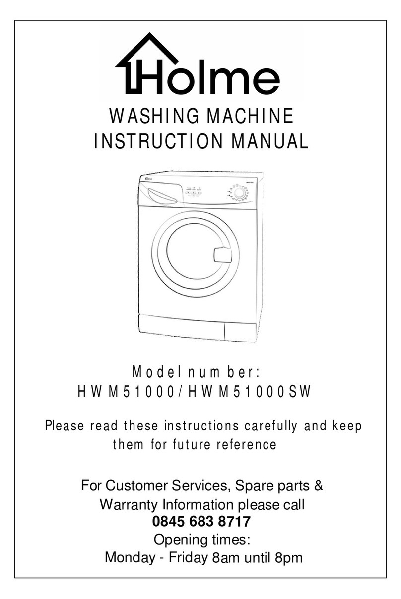 Holme HWM51000 instruction manual Holme HWM51000 instruction manual