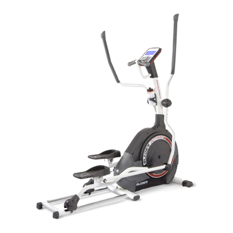 Flow Fitness Glinder DCT1000 manual