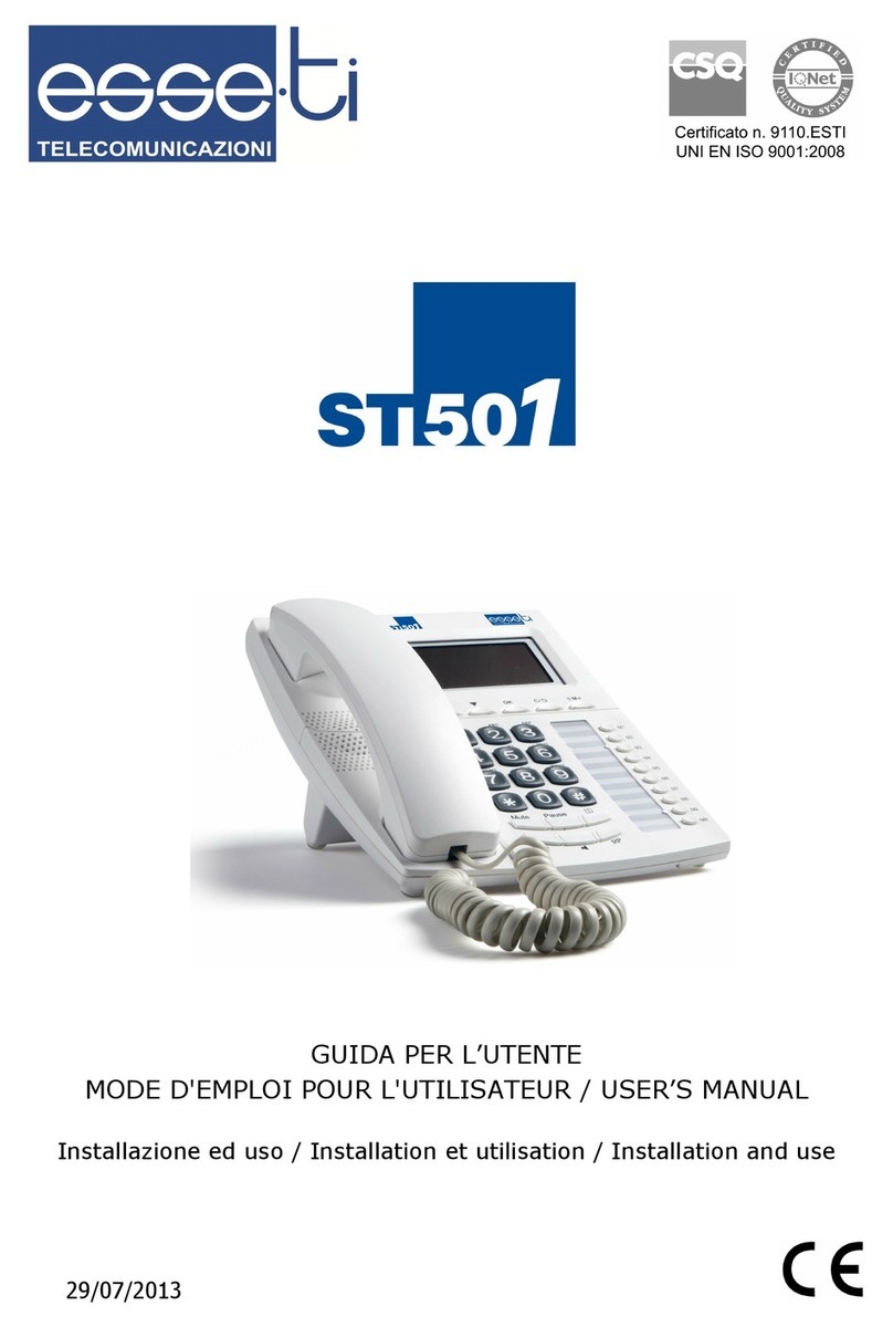 Esse-ti ST501 User manual
